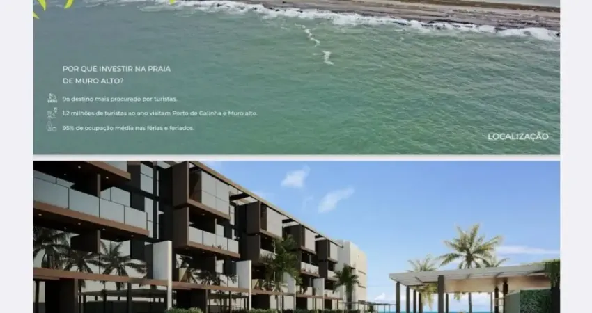 Flat com 1 quarto à venda na Avenida Portuaria, S/N, Praia de Muro Alto, Ipojuca
