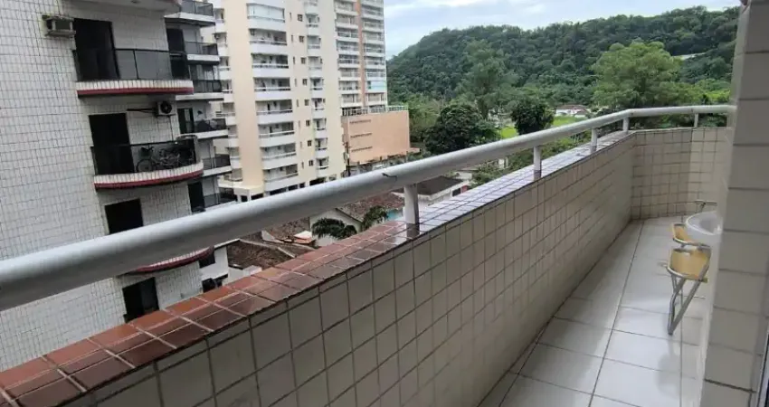 Apartamento a 200 metros da praia no canto do forte — 2 quartos, 1 suíte, 1 vaga de garagem