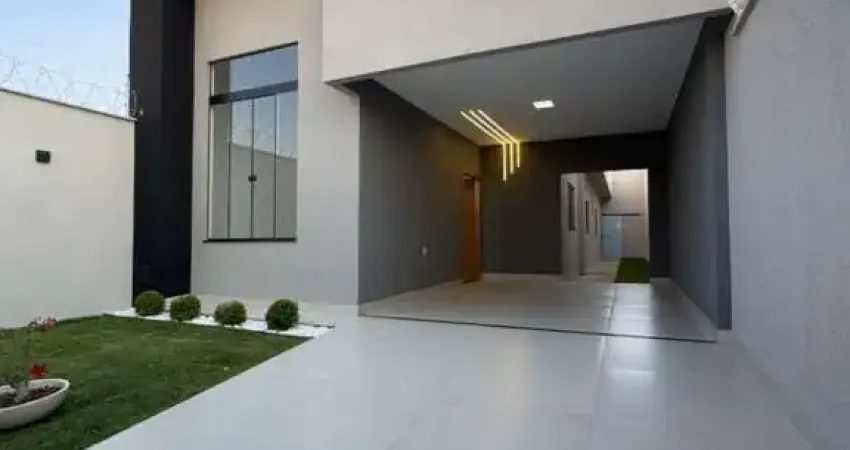 Casa em aparecida de goiânia de 3 qtos e 2 banheiros por 550 mil