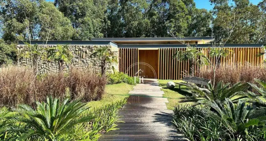 Casa com 5 dormitórios, 742 m² - venda por r$ 12.500.000,00 ou aluguel por r$ 53.479,96/mês - condomínio terras de são josé ii - itu/sp