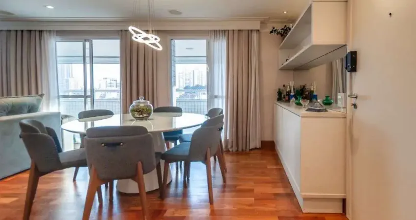 Apartamento de Luxo na Vila Dom Pedro I: 3 Suítes, Sala Ampliada, 5 Banheiros, 2 Vagas, 140m² - São Paulo-SP