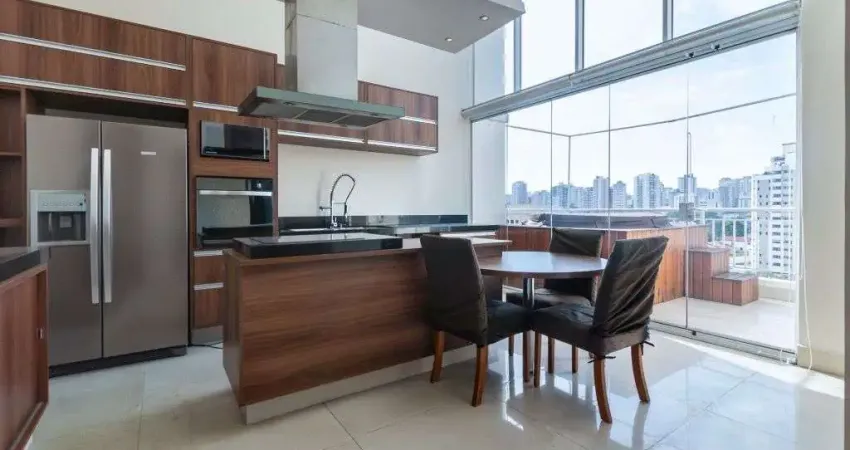 Penthouse de luxo na chácara inglesa: 2 quartos, 1 suíte, 3 banheiros, 3 vagas de garagem - são paulo-sp, 117m².