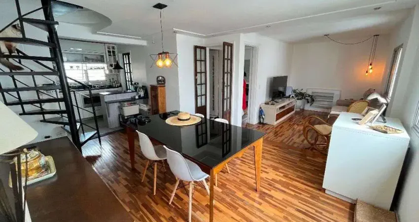 Cobertura de luxo no planalto paulista: 3 quartos, 2 suítes, 2 salas, 3 banheiros, 2 vagas de garagem, 140m² de área