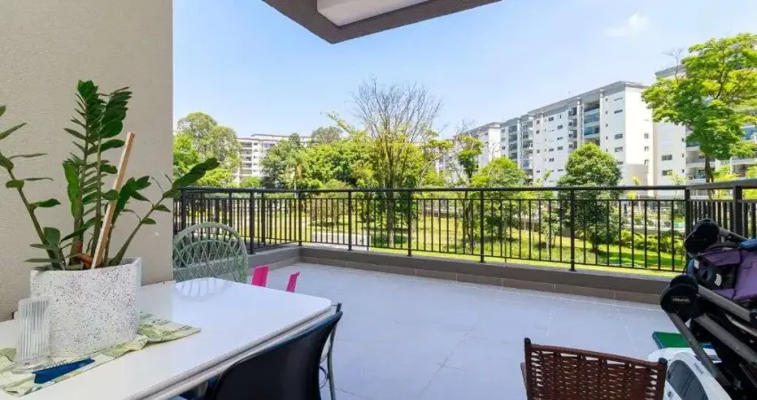 Apartamento garden à venda em santo amaro, são paulo-sp: 2 quartos, 1 suíte, 2 salas, 2 banheiros, 2 vagas, 86m².