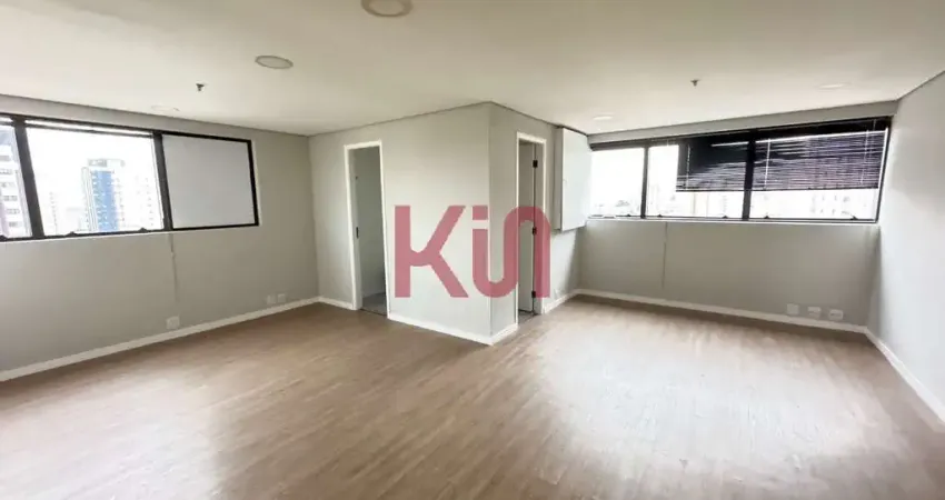 Escritório de alto padrão em são paulo: sala comercial na vila monte alegre, 2 salas, 3 banheiros, 2 vagas, 60m². venha conferir!