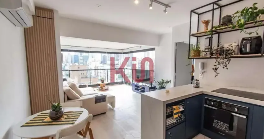 Apartamento de alto padrão para locação na vila mariana, são paulo-sp: 1 quarto, 1 suite, 1 banheiro, 1 vaga de garagem!