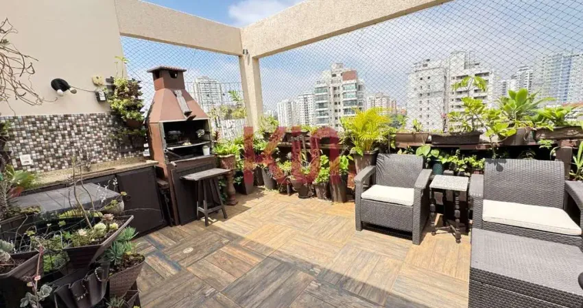 Cobertura de luxo em são paulo-sp, chácara inglesa: 3 quartos, 1 suíte, 1 sala, 3 banheiros, 2 vagas de garagem, 130m².