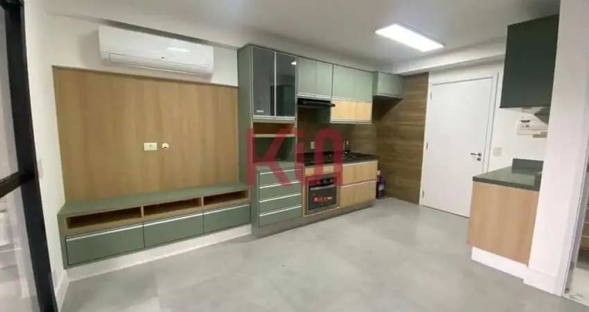 Studio de Luxo em Mirandópolis: 1 quarto, 1 suíte, 1 vaga de garagem, 39m² - São Paulo-SP