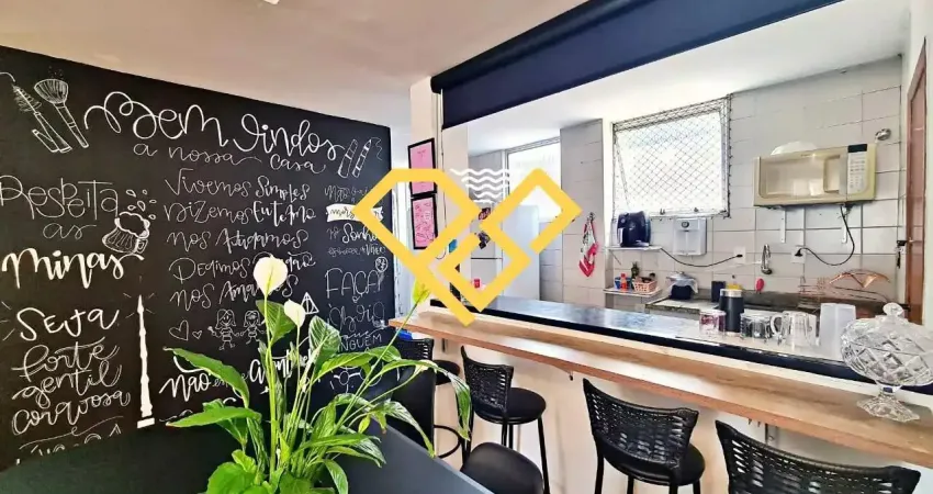 3 quartos ,frente a praia ,área intima revertida,1 vaga,90 m² - aparecida - santos