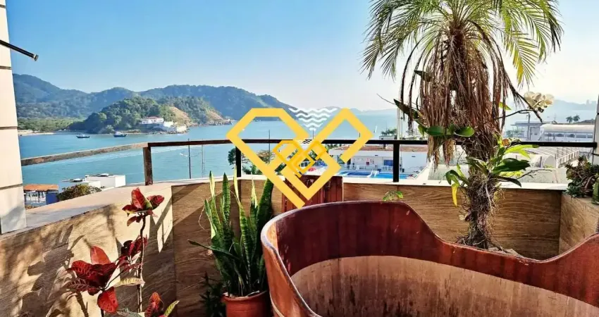 Duplex , 2 quartos sendo 1 suíte,lavabo,varanda,lazer completo - vista ao mar - ponta da praia - santos