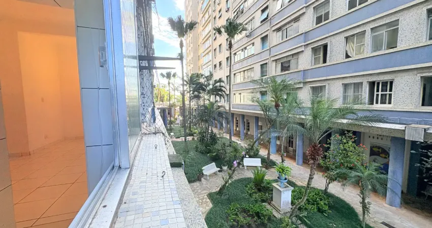60m2 ,1 quarto, frente a praia ,jardim do atlantico,prédio com lazer,aparecida-santos