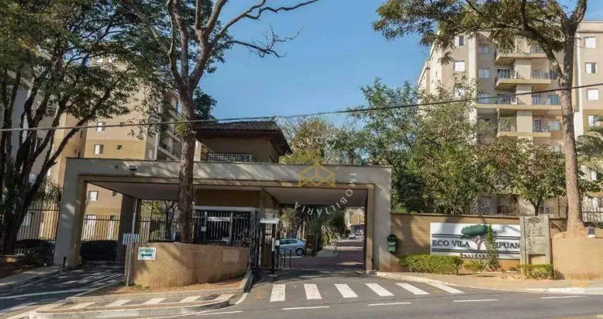 Apartamento com 2 dormitórios à venda, 57 m² - parque fazendinha - campinas/sp