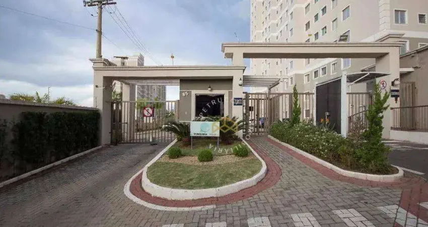 Apartamento com 2 dormitórios, sendo 1 suíte a venda no residencial turquesa ville - campinas/sp.