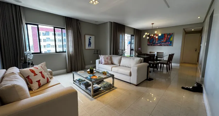 Apto pituba investimento: 1.480.000 apartamento com 4/4, sendo 3 suítes, sala ampla em dois ambientes lindo