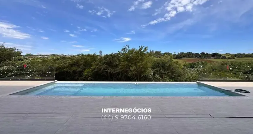 Sobrado mobiliado no jardins de monet 4 suítes, piscina e elevador