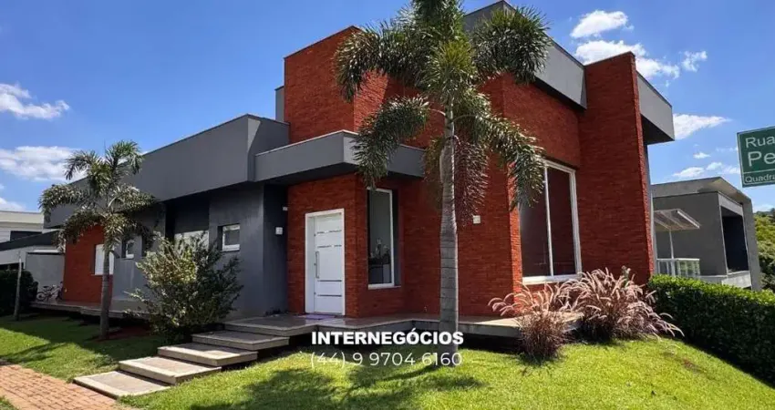 Imponente sobrado de esquina à venda no condomínio ecogarden residence quadra 17 lote 01