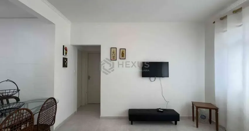 Apartamento reformado e mobiliado a duas quadras da praia das pitangueiras, guaruja