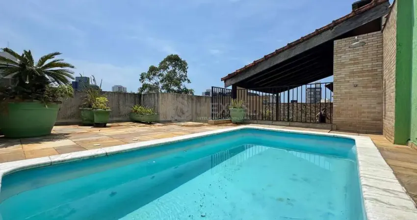 Cobertura penthouse com varanda e lazer a venda no tombo, guaruja