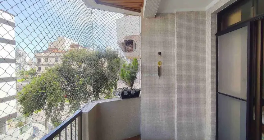 Apartamento com varanda e lazer na praia das asturias, guaruja