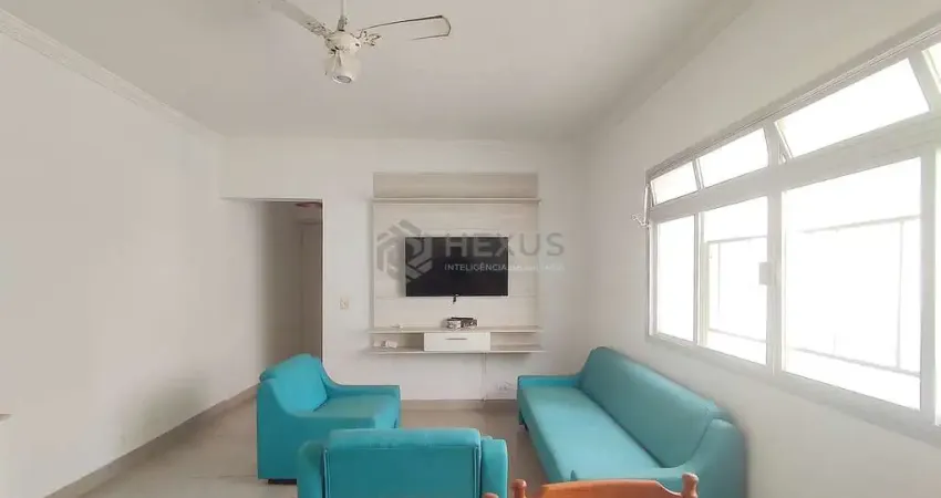 Apartamento com varanda a uma quadra da praia das asturias, guaruja