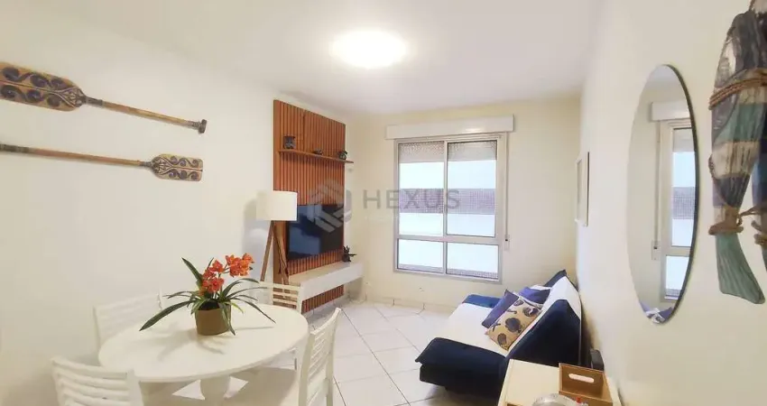 Apartamento frente mar, reformado na praia das asturias, guaruja