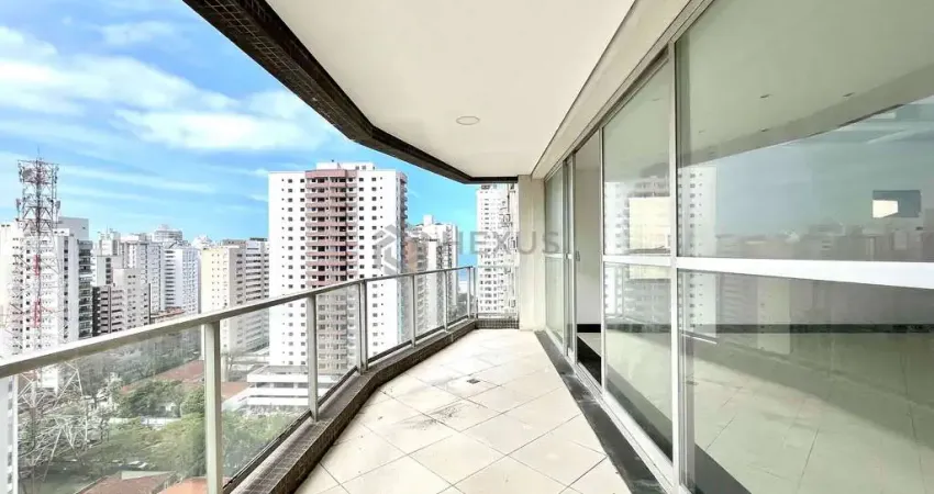 Apartamento com varanda, vista mar e lazer a duas quadras da praia das pitangueiras, guaruja