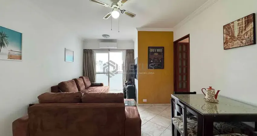 Apartamento com varanda, vista mar e lazer a uma quadra da praia das pitangueiras, guaruja