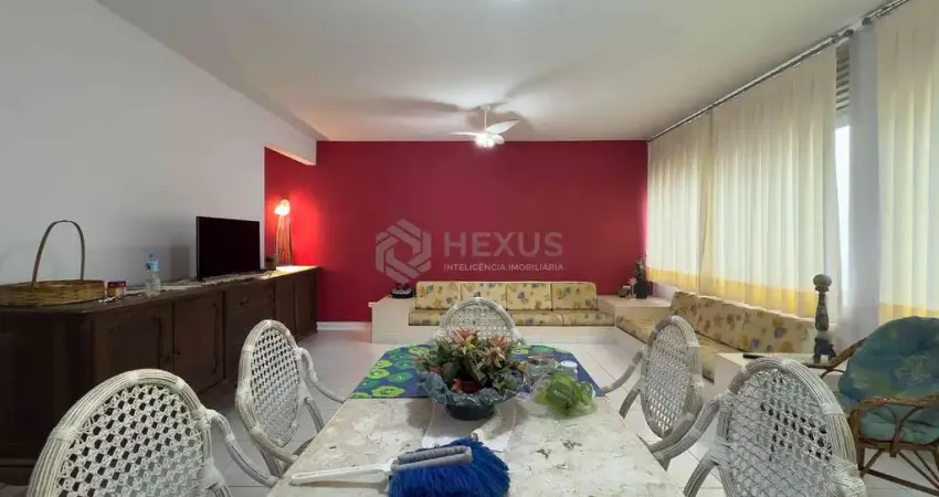 Apartamento com vista livre na quadra mar da praia das pitangueiras, guaruja