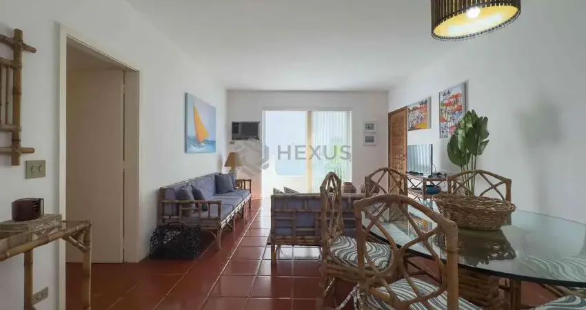 Apartamento com varanda a duas quadras da praia das pitangueiras, guaruja - hexus