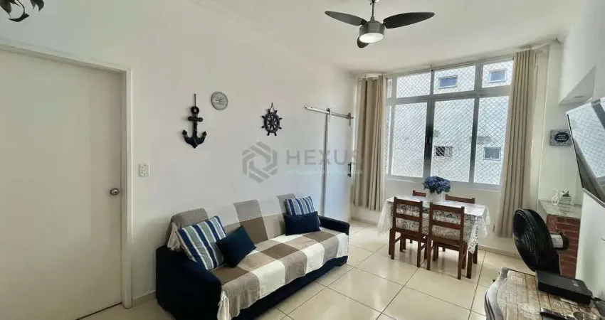 Apartamento mobiliado a uma quadra da praia das pitangueiras, guaruja | hexus