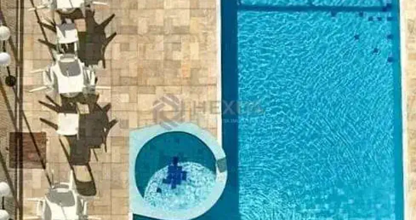 Apartamento com varanda e lazer a duas quadras da praia das pitangueiras, guaruja