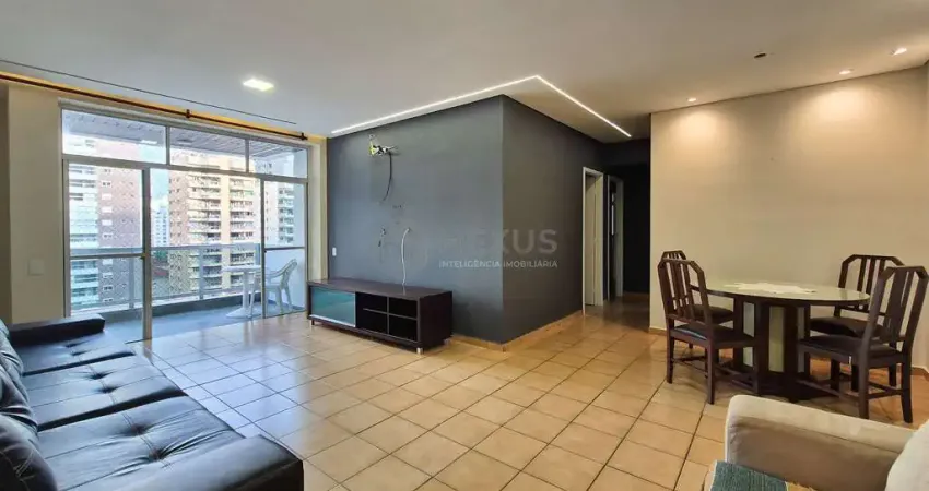 Apartamento com varanda, lazer e vista mar na praia das pitangueiras, guaruja