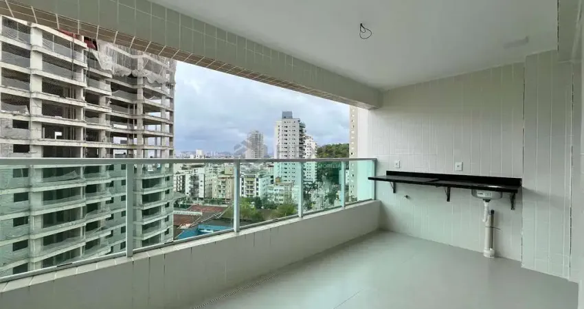 Apartamento com varanda gourmet, lazer completo em prédio novo na praia das asturias, guaruja