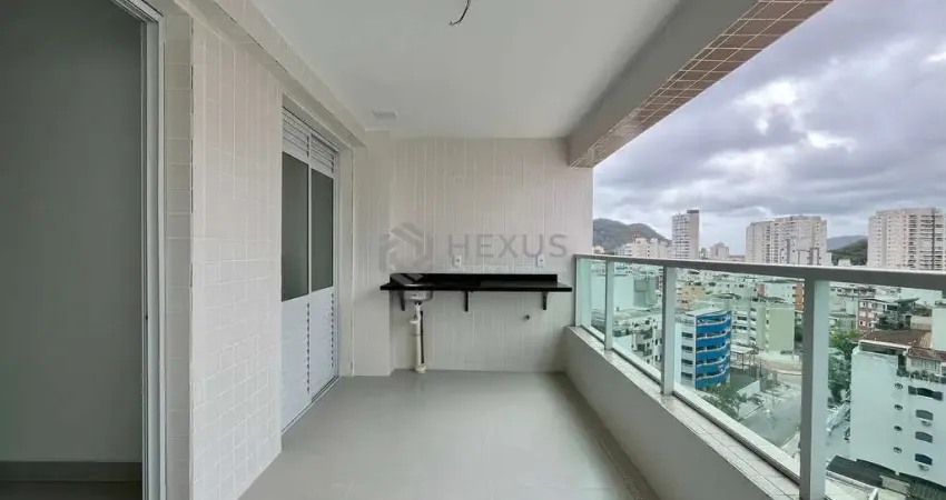 Apartamento com varanda gourmet e lazer completo a uma quadra da praia das asturias, guaruja