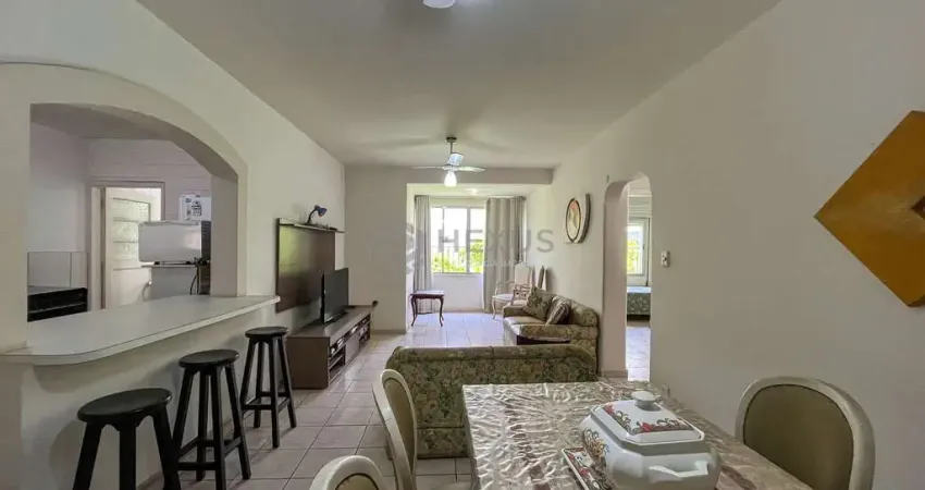 Apartamento mobiliado a uma quadra da praia das pitangueiras, guaruja