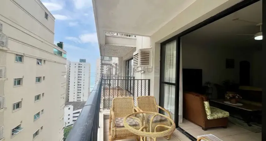 Apartamento com varanda, vista mar e lazer a uma quadra da praia das pitangueiras, guaruja