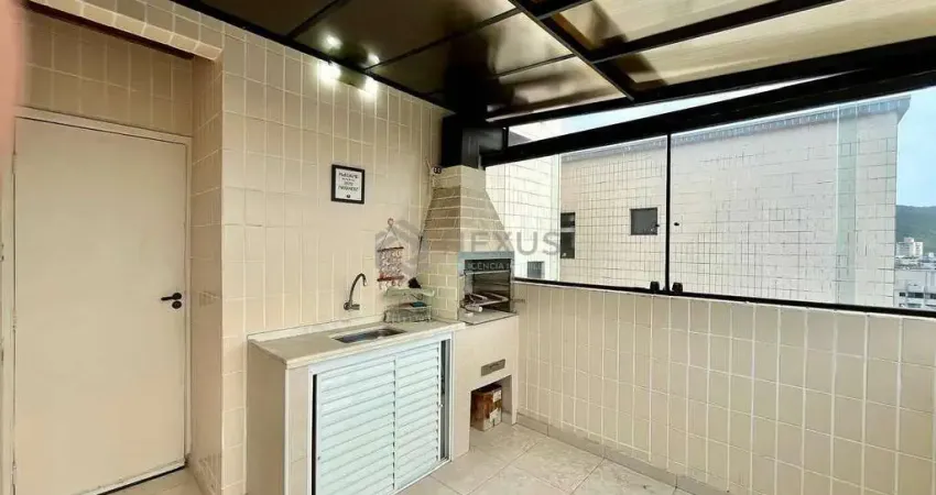 Apartamento com varanda gourmet e lazer na praia das asturias, guaruja