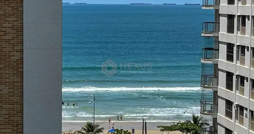 Apartamento reformado com vista mar a uma quadra da praia das pitangueiras, guaruja