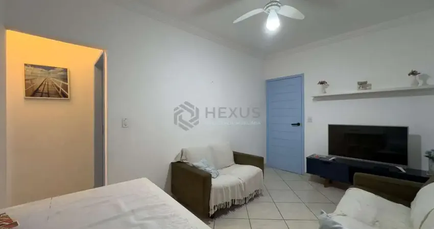 Apartamento mobiliado para locação a uma quadra da praia das asturias, guaruja