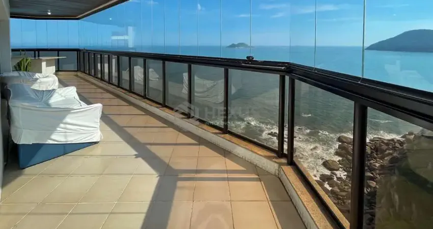 Apartamento frente mar com varanda gourmet e lazer na praia das asturias, guaruja