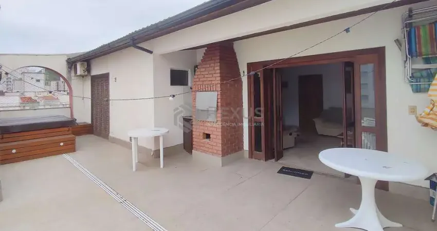 Cobertura penthouse com lazer, piscina e churrasqueira na praia das asturias, guaruja