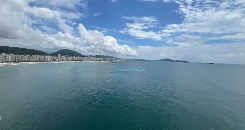 Apartamento frente mar com varanda gourmet, vista mar e lazer na praia das asturias, guaruja