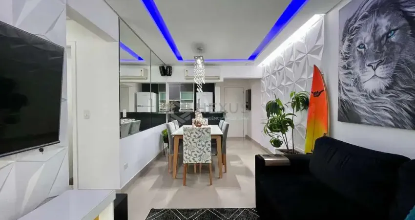 Apartamento reformado com varanda gourmet e lazer completo a uma quadra da praia das pitangueiras,