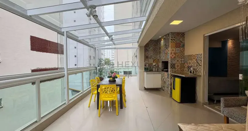 Apartamento garden com varanda gourmet e lazer a uma quadra da praia das pitangueiras, guaruja