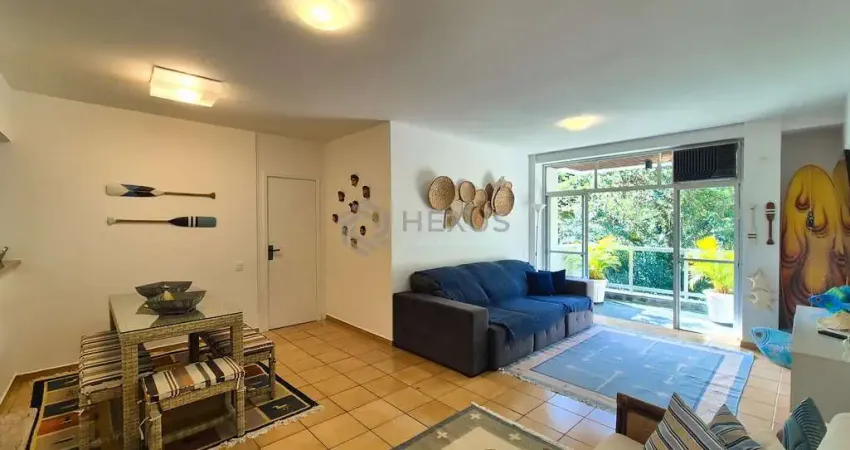 Apartamento com varanda e lazer na praia das pitangueiras, guaruja