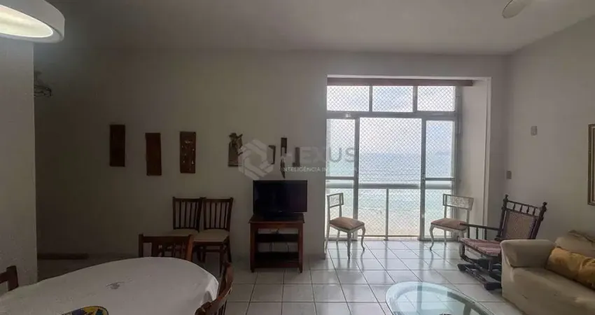 Apartamento frente mar com vista mar na praia das pitangueiras, guarujá