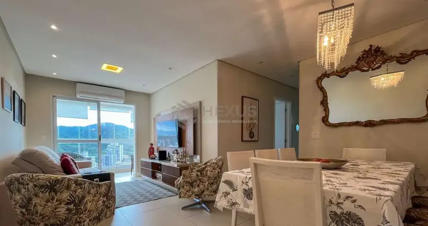 Apartamento com varanda, vista mar e lazer de clube na praia das asturias, guaruja