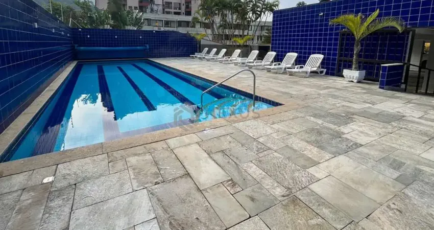 Apartamento beira mar com varanda e lazer na praia da enseada, guaruja