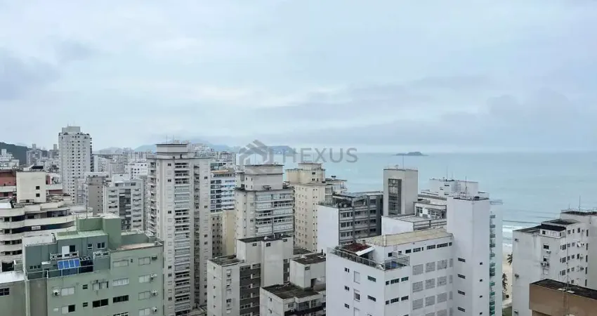 Apartamento com vista mar e lazer a uma quadra da praia das pitangueiras, guaruja