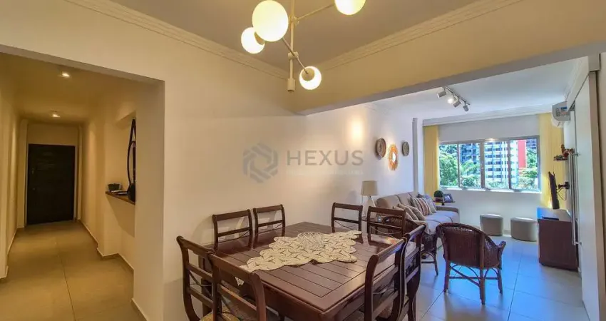 Apartamento reformado com vista livre a uma quadra da praia das pitangueiras, guaruja